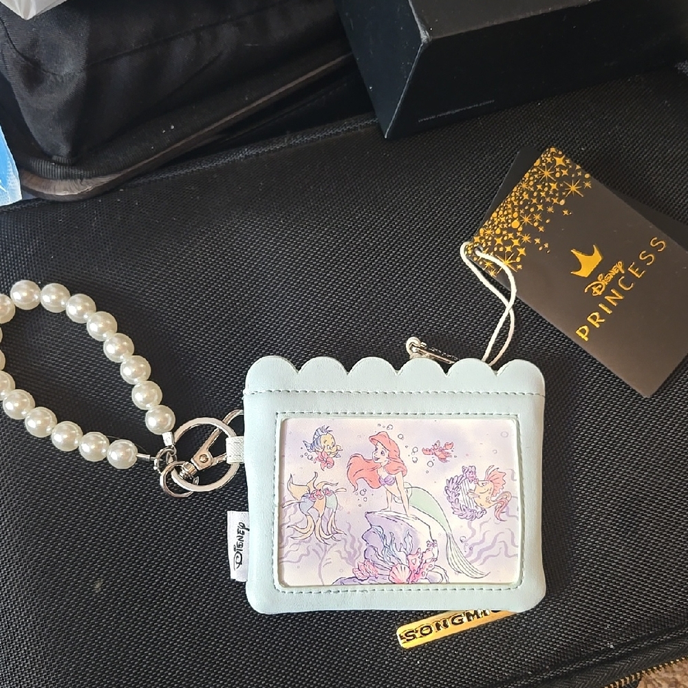 Disney Loungefly Princess Ariel Blue Card Holder - Picture 1 of 5